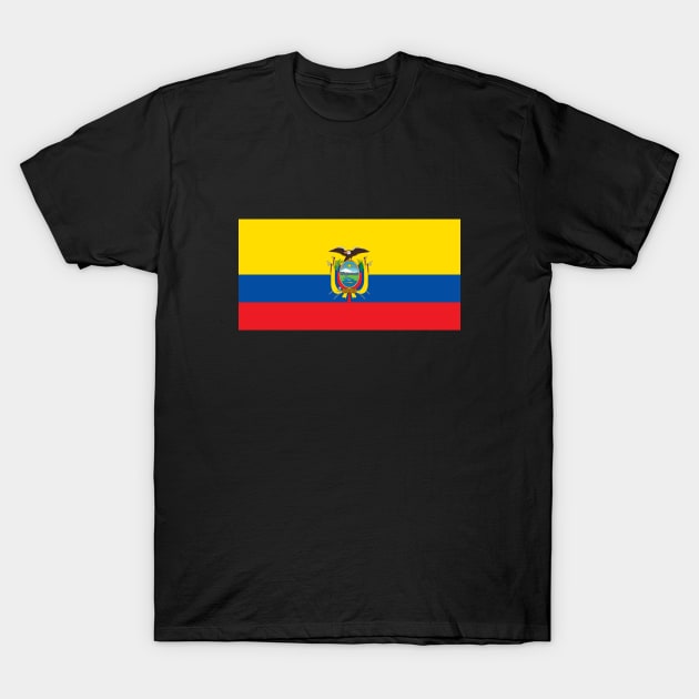 Ecuador Flag T-Shirt by SevenMouse